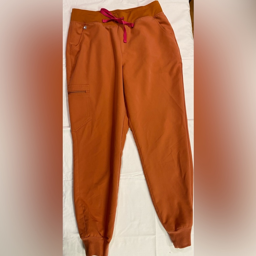 Figs Terracotta High Waisted Zamora Jogger